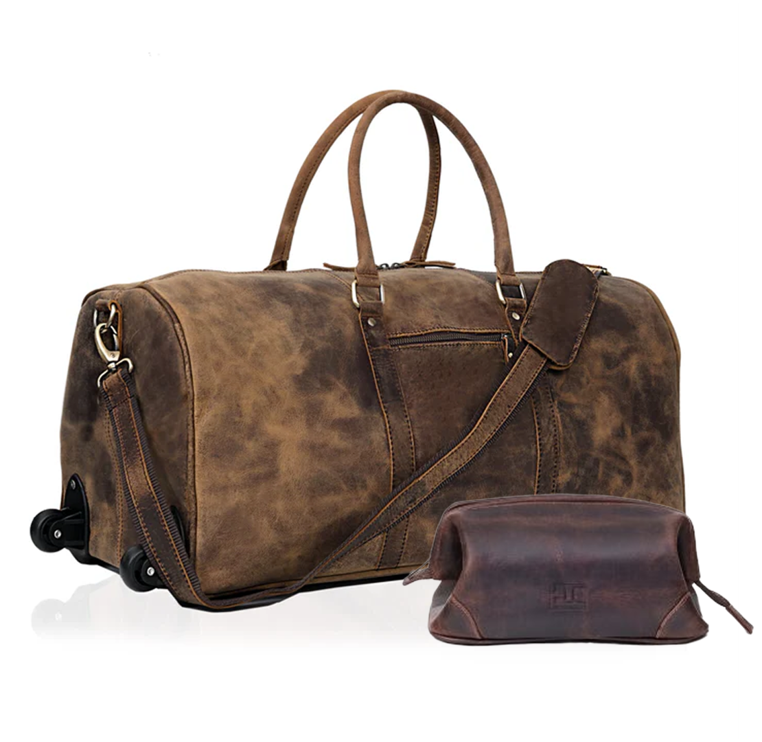 Atlanta Leather Duffle Combo