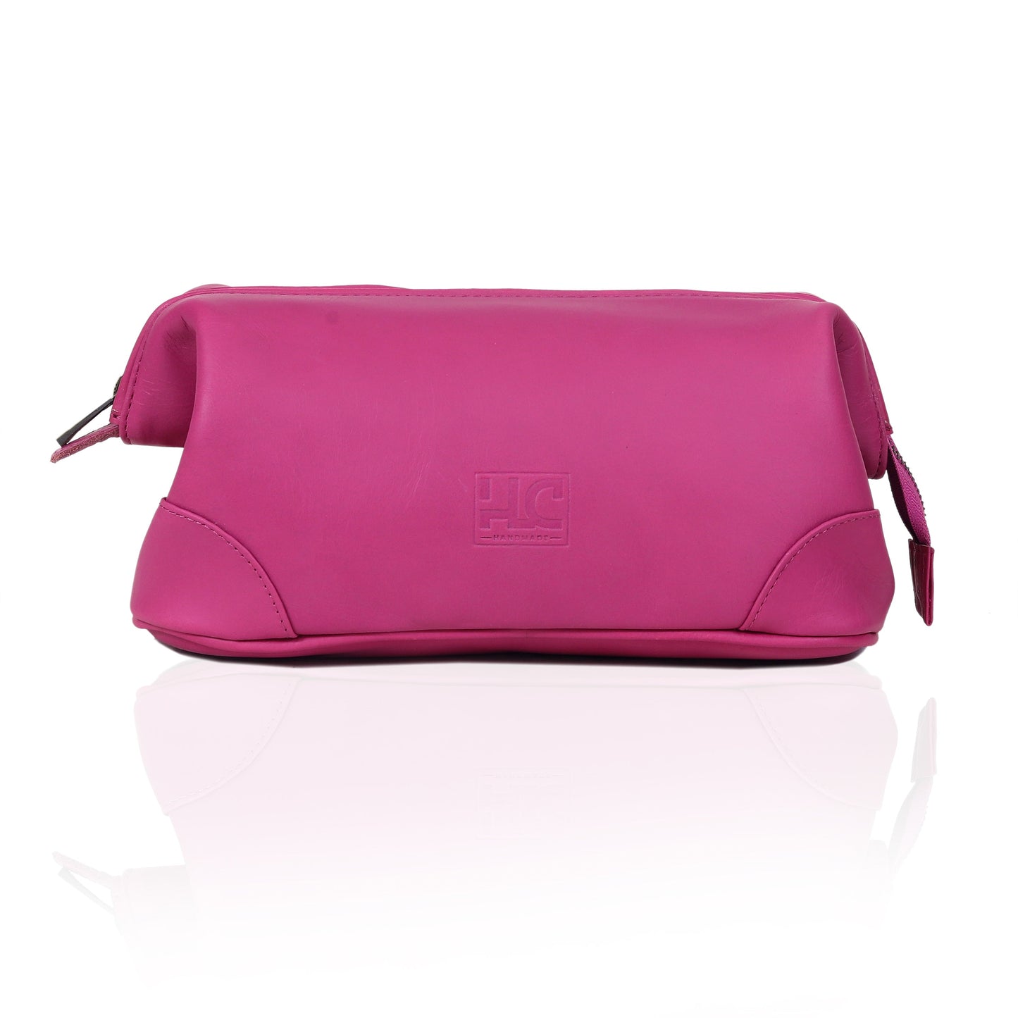 Euphrates Leather Toiletry & Large Dopp Kit - Pink