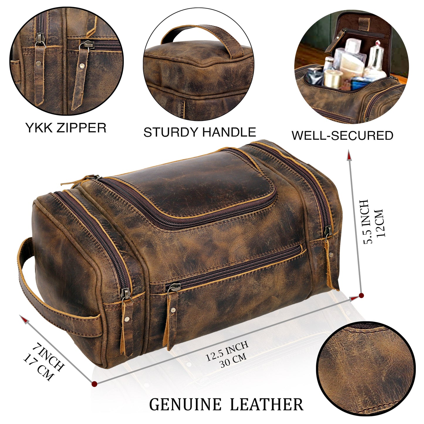 Farm Premium Leather Duffle Combo