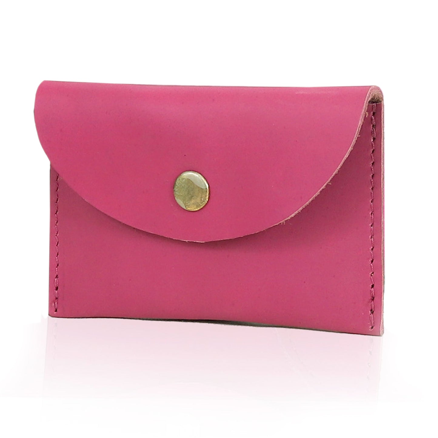 Leather Coin Purse - Pink