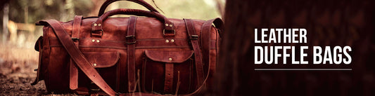 PORTLAND BUFFALO LEATHER TOTE BAG COMBO - TAN