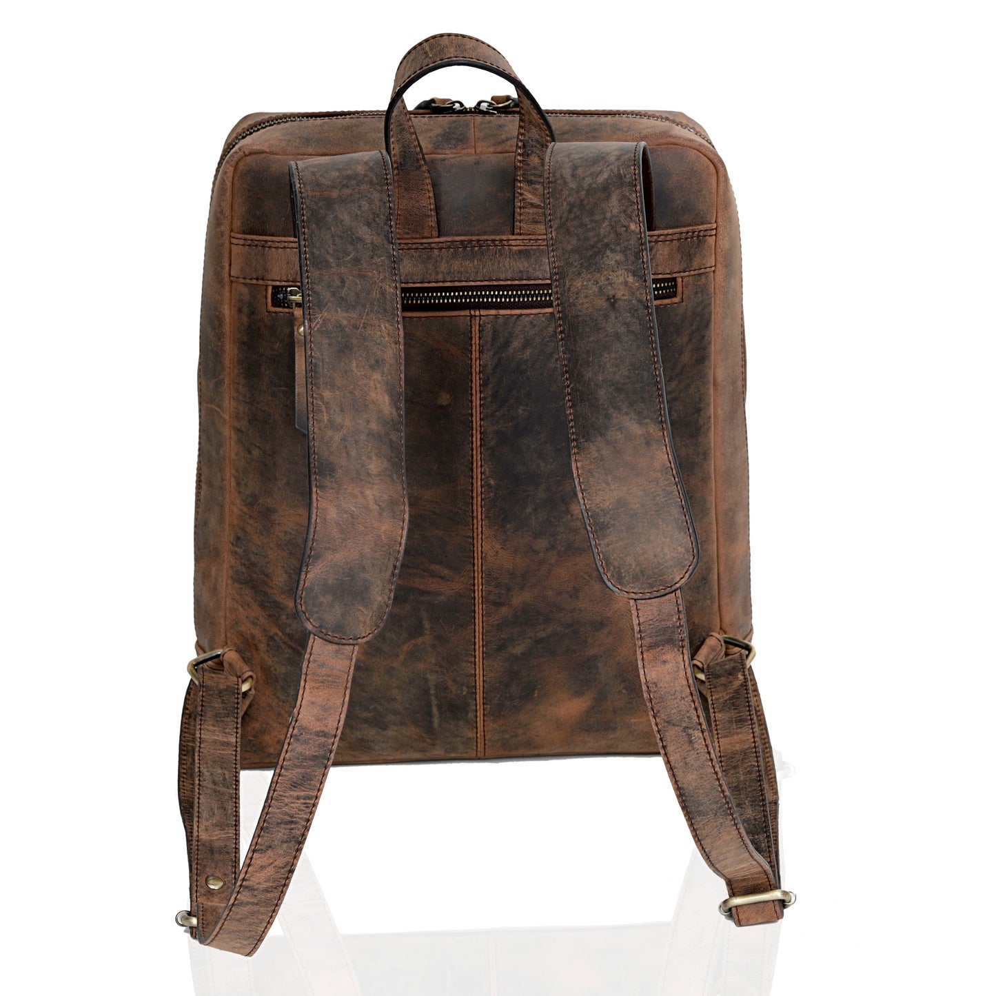 Madison Leather Travel Laptop Backpack