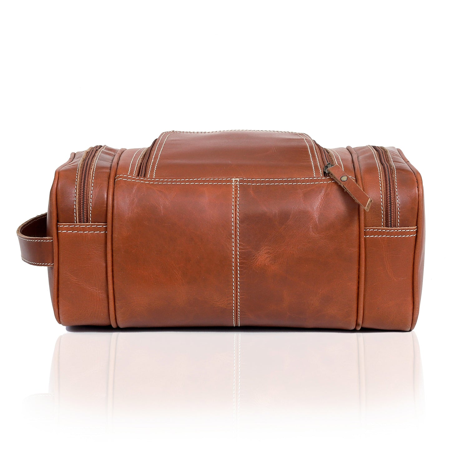 Rio Grande Leather Toiletry & Large Dopp Kit - TAN