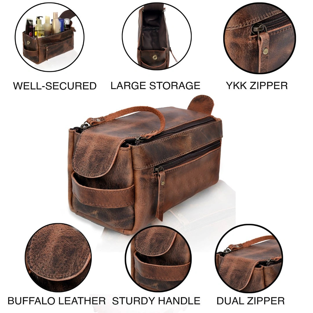 Chester Leather Duffle Bag Combo For Men