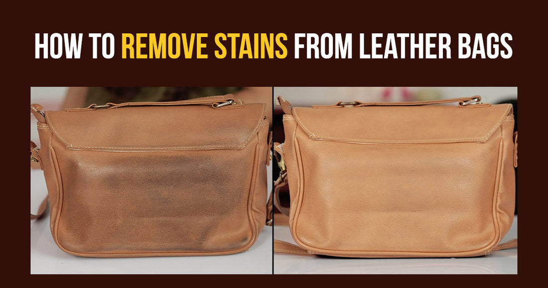 How to remove stains from leather bags