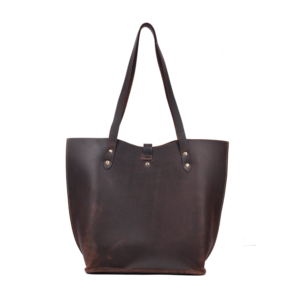 Denver Tie Leather Tote Bag