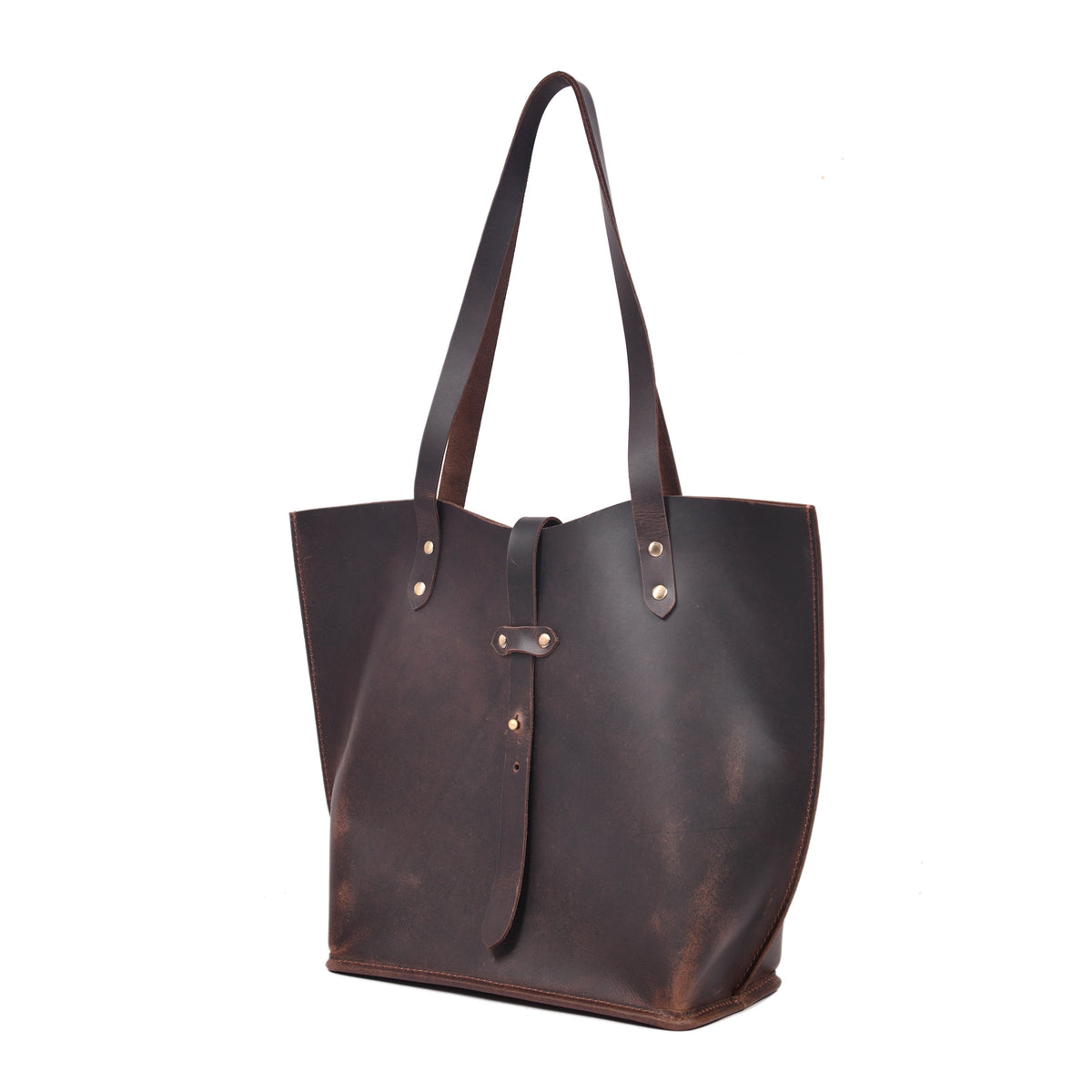 Denver Tie Leather Tote Bag