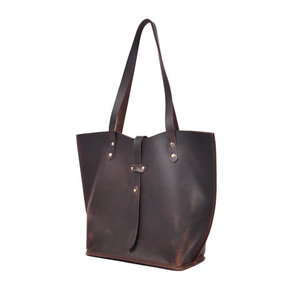 Denver Tie Leather Tote Bag