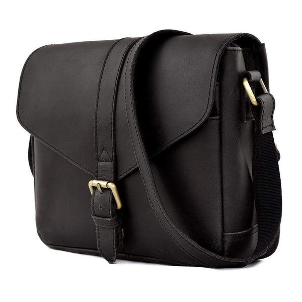 Brentford Black Leather Crossbody Bag For Women