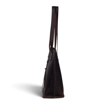 Denver Tie Leather Tote Bag