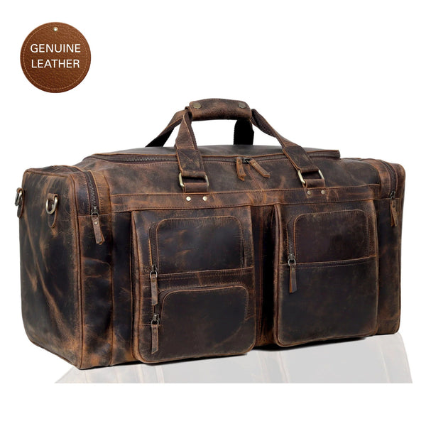 Covent Garden Leather Duffle Bag For Men
