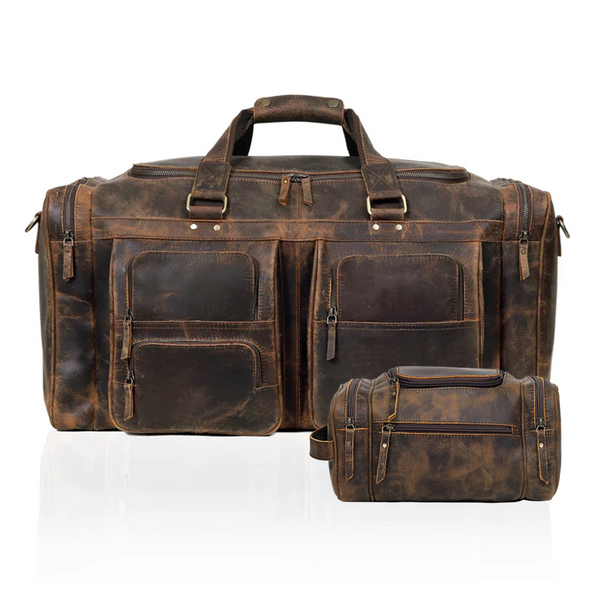 Covent Garden Leather Duffle Bag Combo For Men