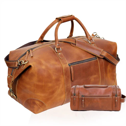 Nashville Leather Duffle Combo