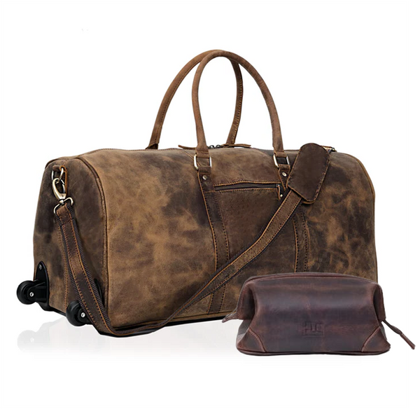 Canterbury Leather Duffle Bag Combo For Men