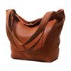 Almost Perfect Mayfair Leather Tote Handbag for Women - Tan