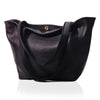 Almost Perfect Mayfair Leather Tote Handbag for Women - Black