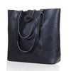 Wrexham Black Leather Tote Bag For Women
