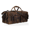 Wimbledon Vintage Brown Leather Duffle Bag For Men