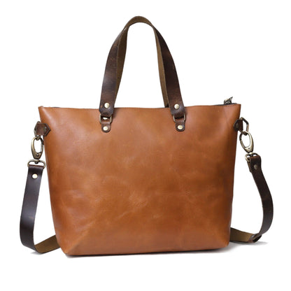 NEWYORK BUFFALO LEATHER TOTE