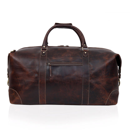 French Leather Duffel combo