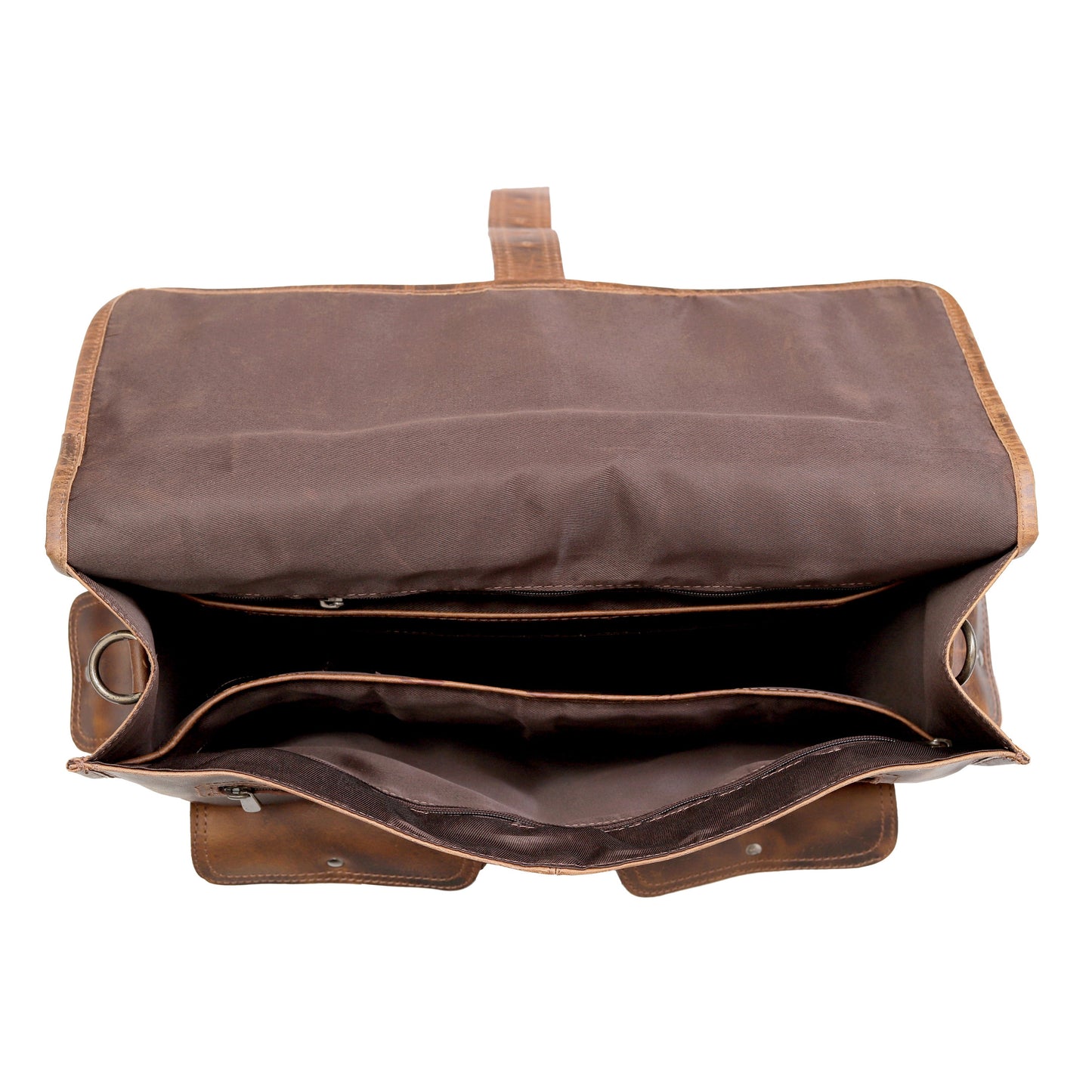 FINE LEATHER MESSENGER BAG