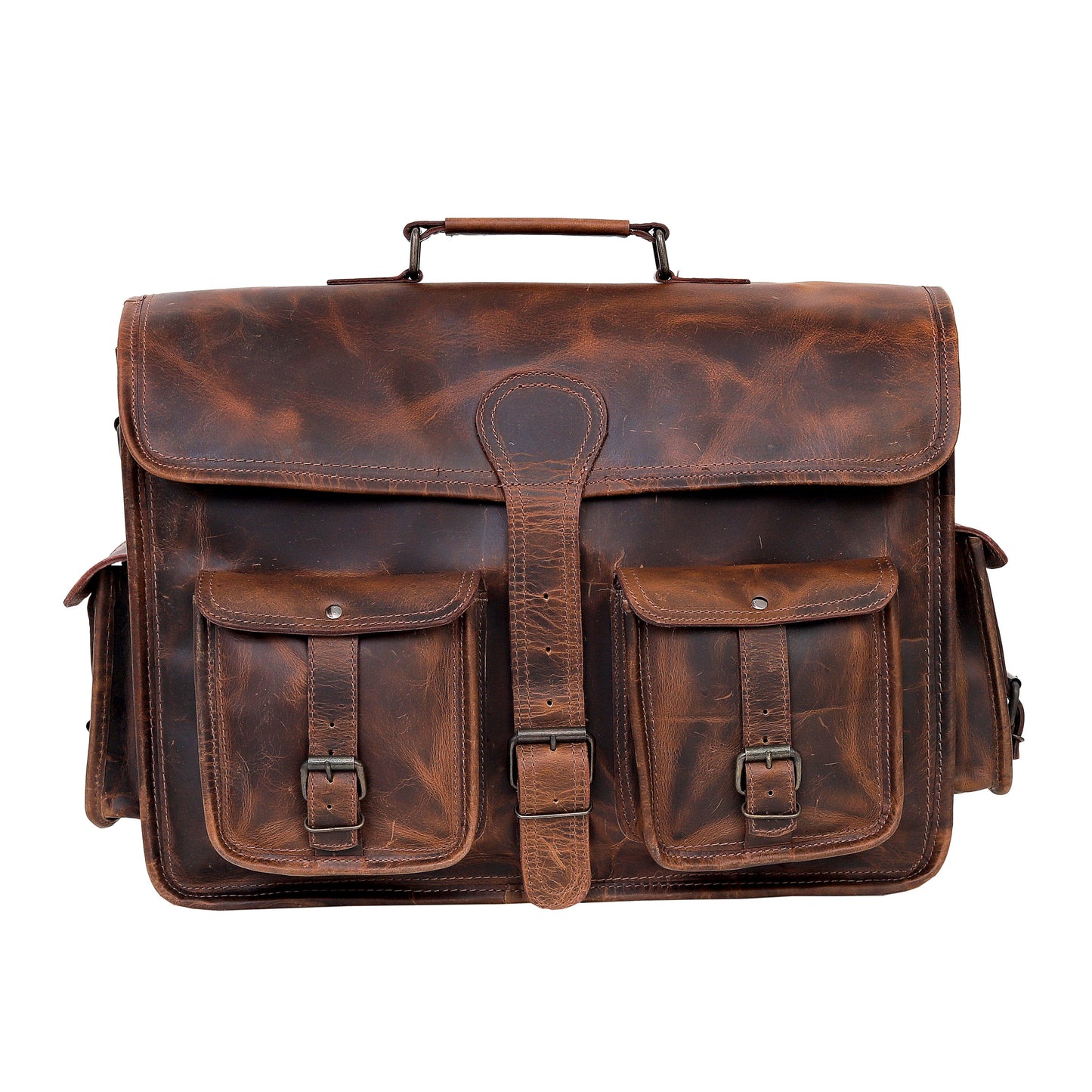 FINE LEATHER MESSENGER BAG