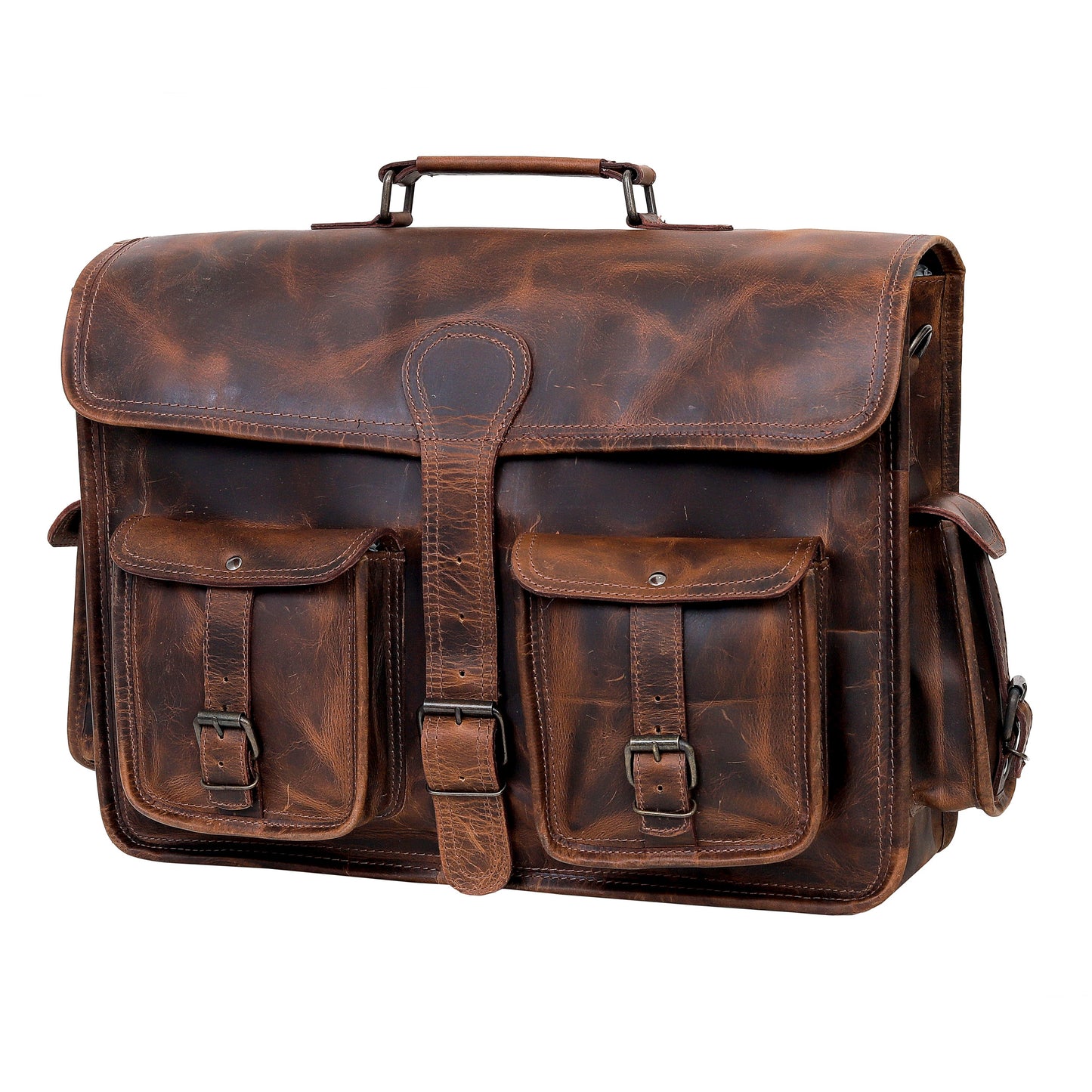 FINE LEATHER MESSENGER BAG