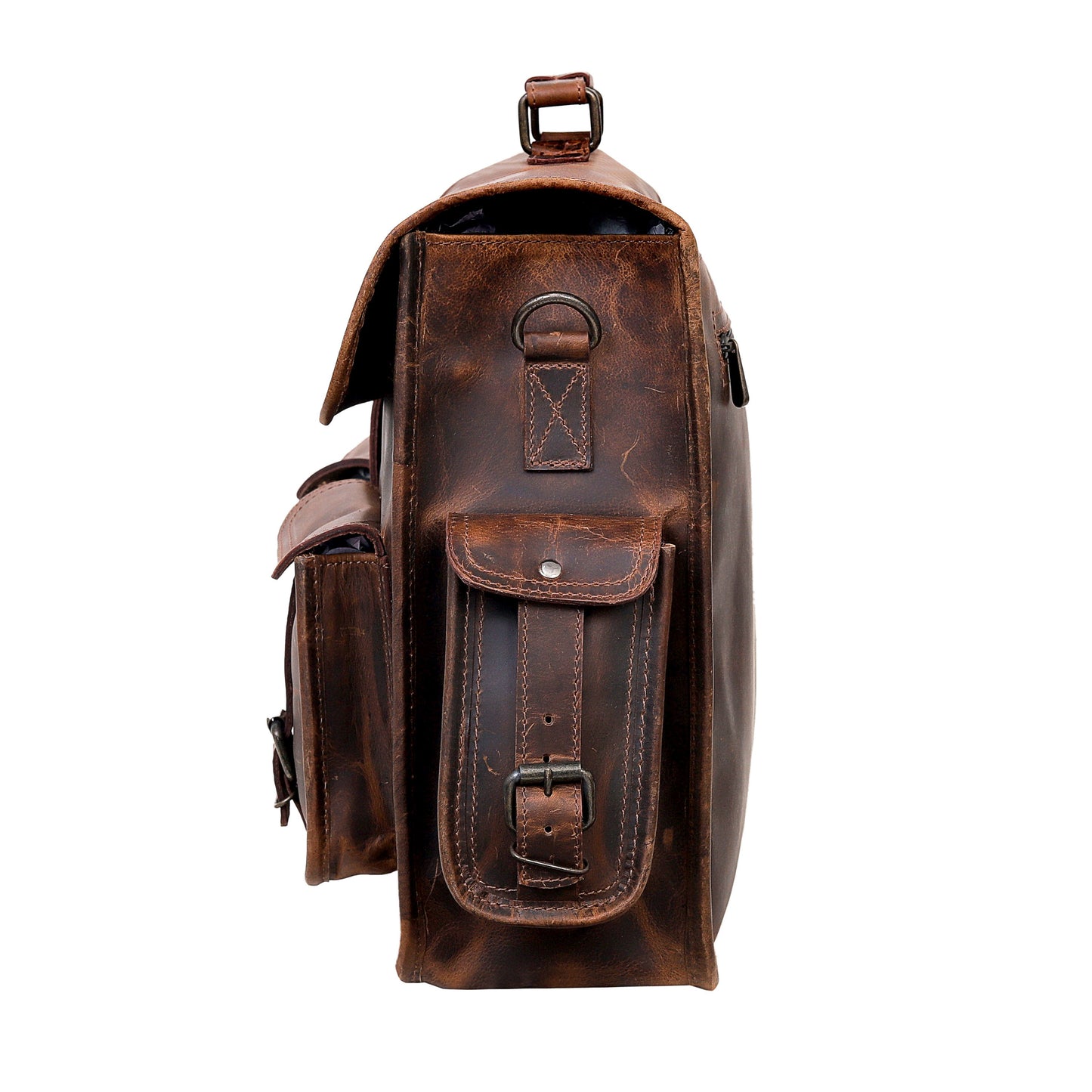 FINE LEATHER MESSENGER BAG