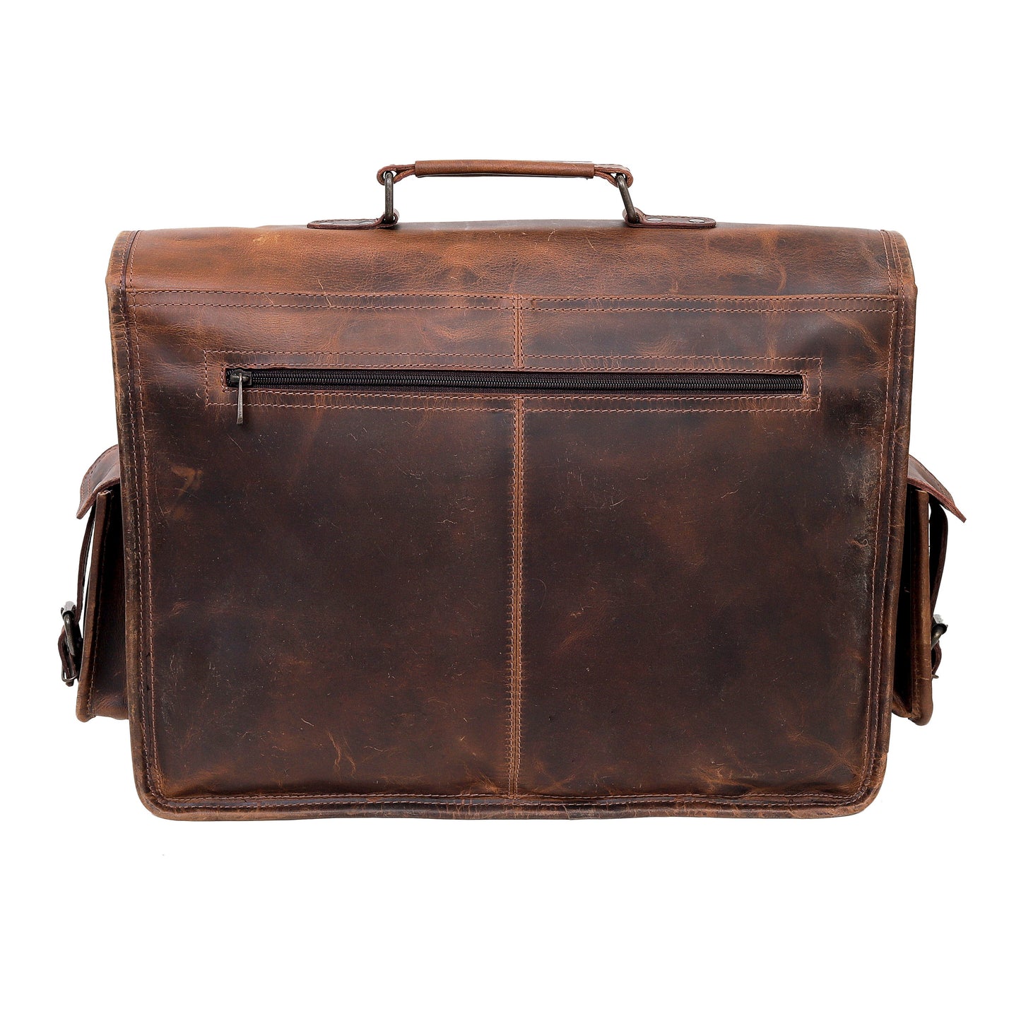 FINE LEATHER MESSENGER BAG