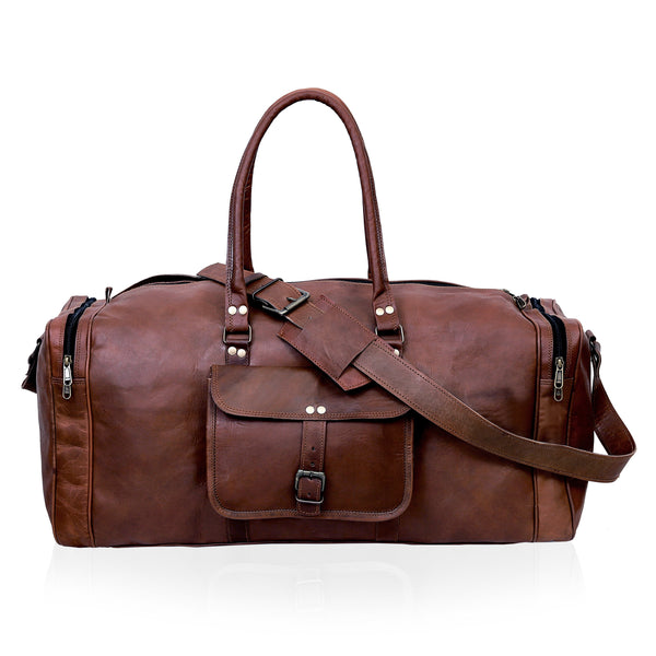 Brighton Leather Duffle Bag For Men
