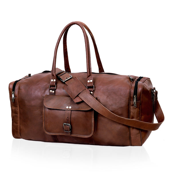 Brighton Leather Duffle Bag For Men