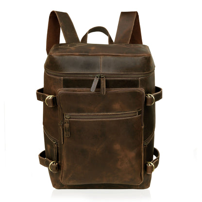 Kentucky Leather Backpack Retro Daypack