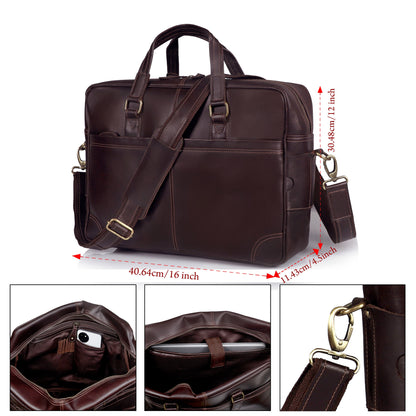 HERITAGE LEATHER BRIEFCASE BAG