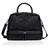 Newcastle Black Leather Duffle Bag For Men