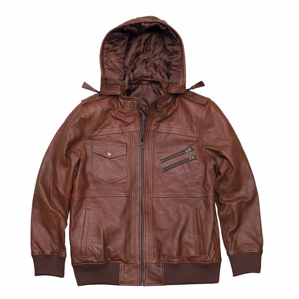 Vintage Retro Men's Leather Jacket