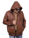 Vintage Retro Men's Leather Jacket