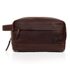 Exeter Unisex Leather Toiletry Bag