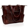Chelsea Burgundy Leather Tote Bag Combo For Women