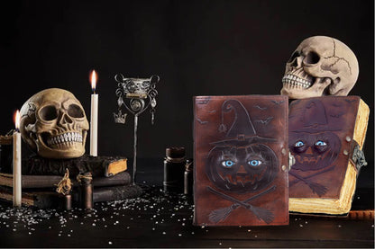Halloween Hocus Pocus Leather notebook
