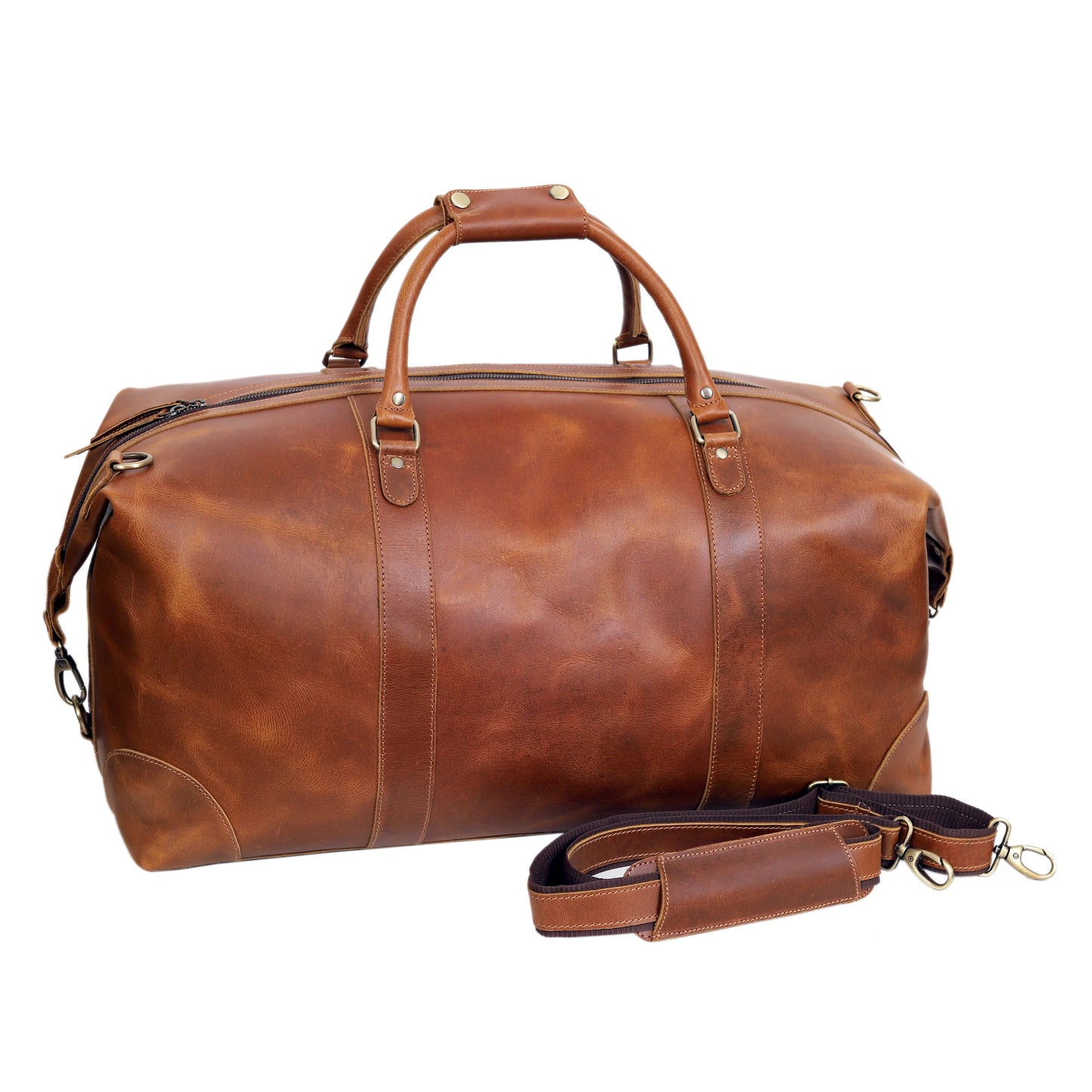 Nashville Leather Duffel Travel Bag