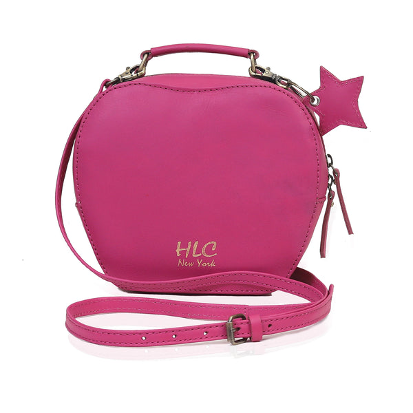 Whitby Pink Leather Crossbody Bag For Women