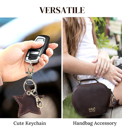 HLC collection Small Apple Cut Crossbody Bag Women - Brown