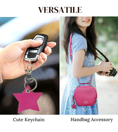 HLC collection Small Apple Cut Crossbody Bag Women - Pink