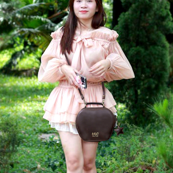 Whitby Brown Leather Crossbody Bag For Women