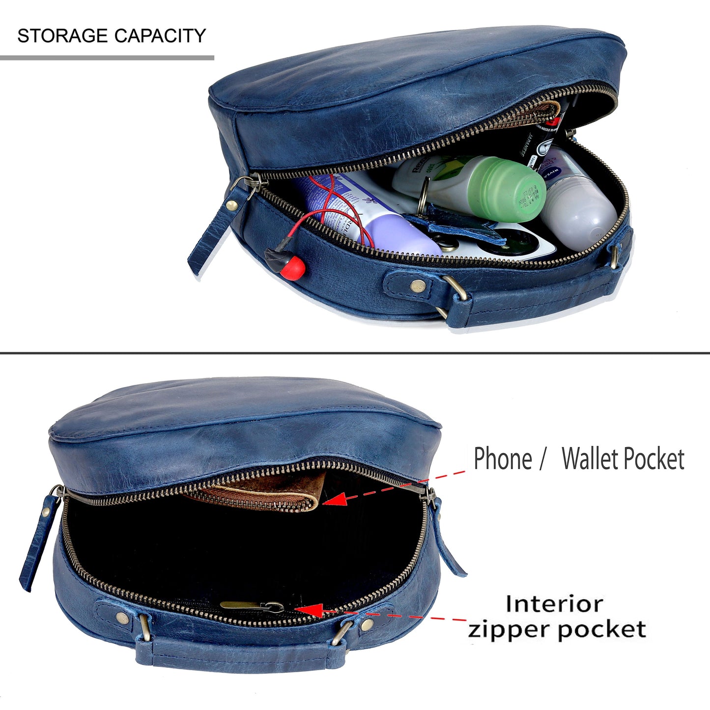 HLC collection Small Apple Cut Crossbody Bag Women - Red