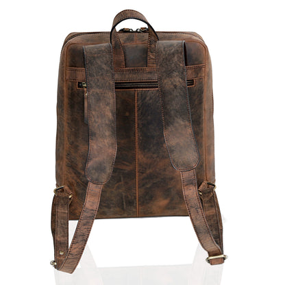 Madison Leather Travel Laptop Backpack