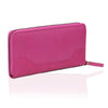 Slim Pink Leather Wallet