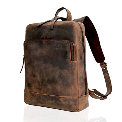 Madison Leather Travel Laptop Backpack