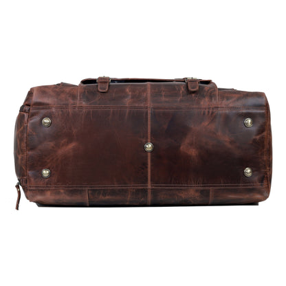 Mars Leather Duffel Bag for Men