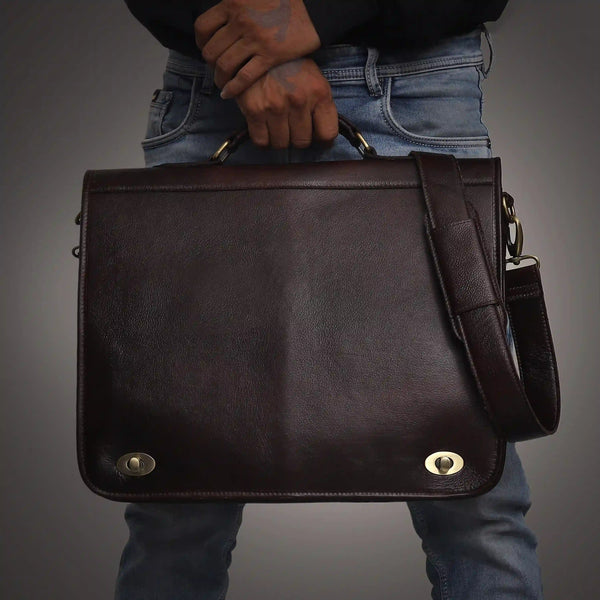 Telford Leather Briefcase For Men
